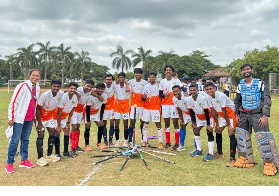 SJEC men’s hockey team wins VTU Mangaluru Division tournament
