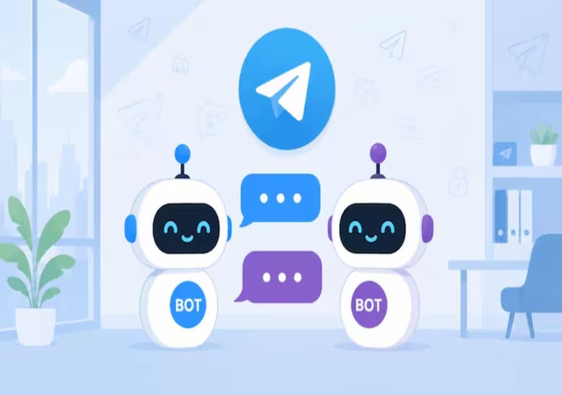 Telegram bot-to-bot chats enable AI automation