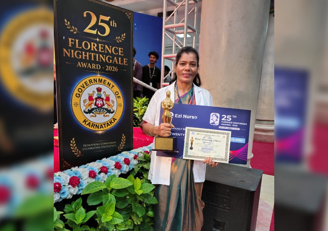 Father Muller Nurse Thara Machado Receives Prestigious Florence Nightingale Award 2026