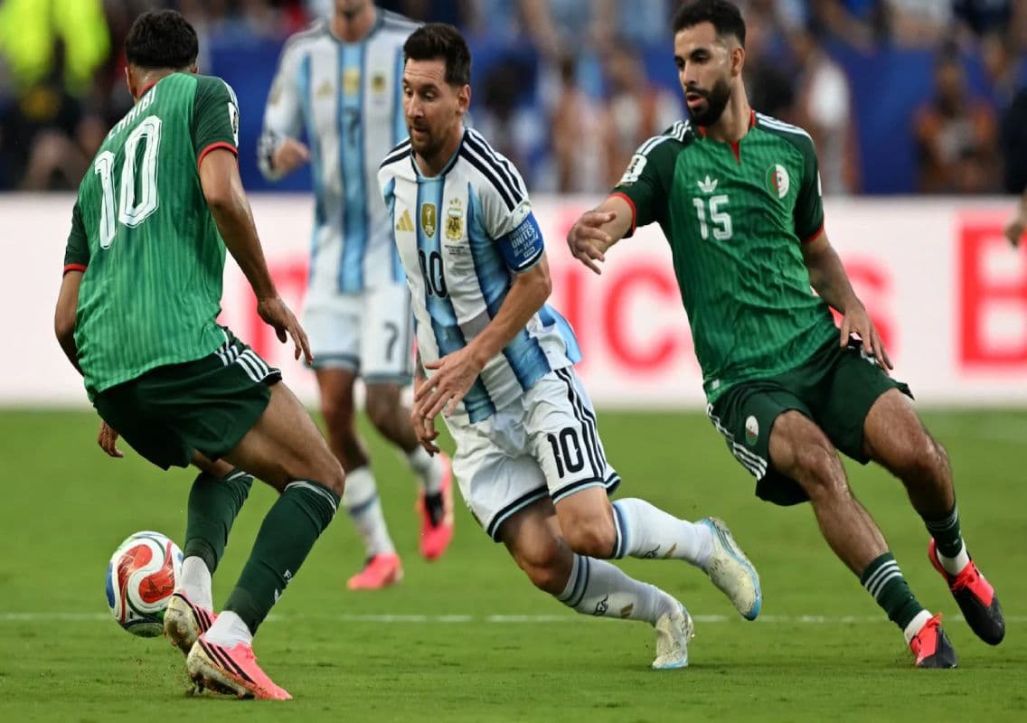 Messi red card row as Algeria complain to FIFA