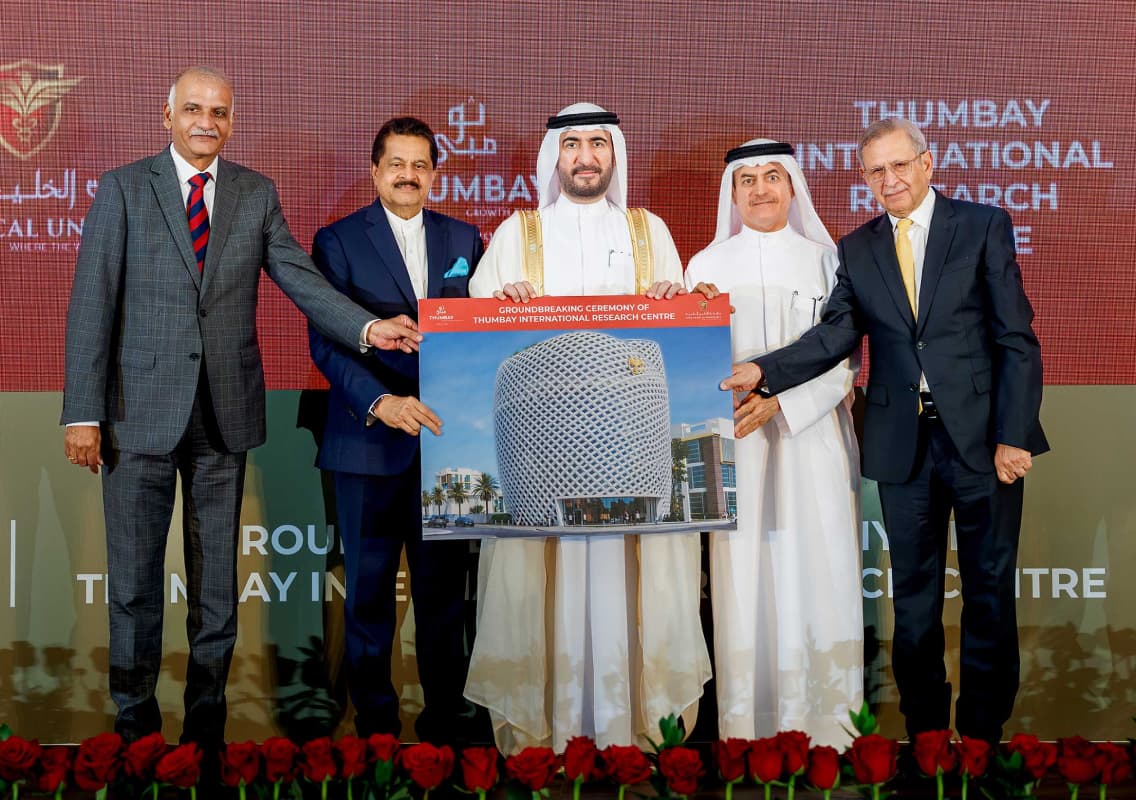 Thumbay Group breaks ground on international research centre in Ajman