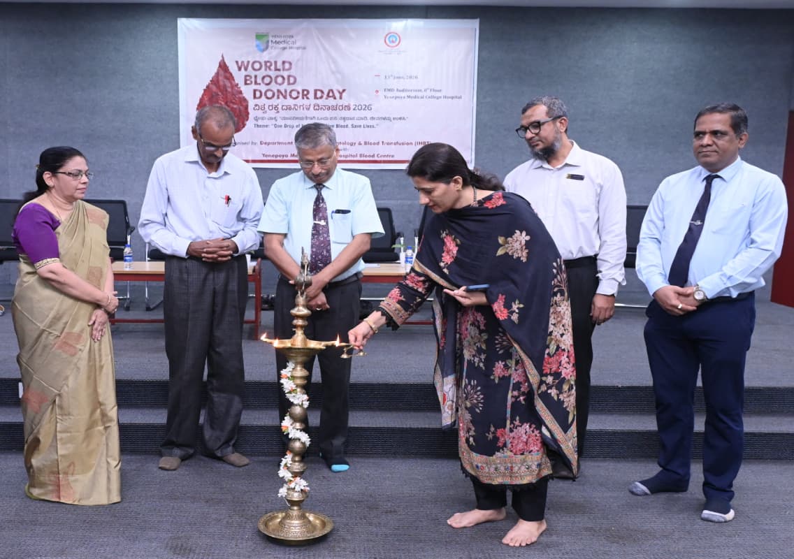 World Blood Donor Day 2026 celebrated at Yenepoya Medical College Hospital