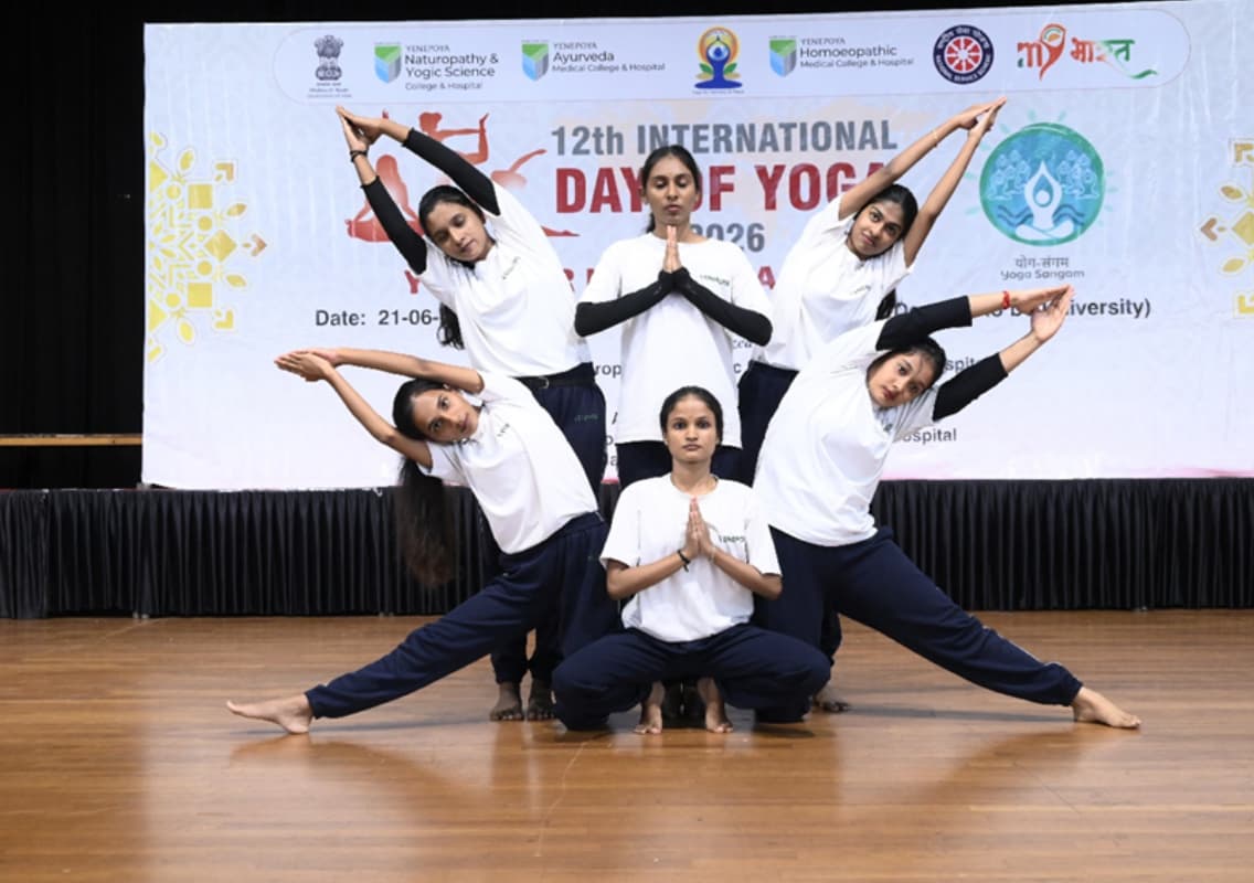 Yenepoya University Celebrates 12th International Day of Yoga with Focus on Healthy Ageing