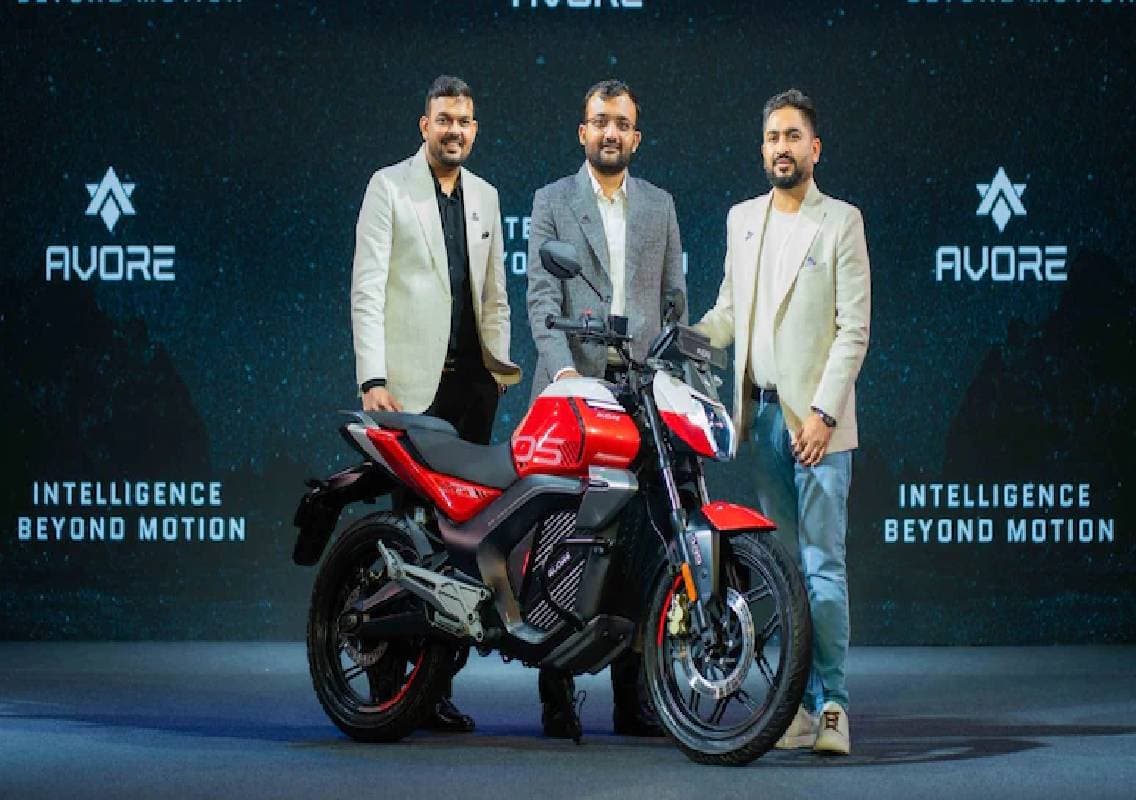 Avore EX electric motorcycle launched at ₹1.25 lakh