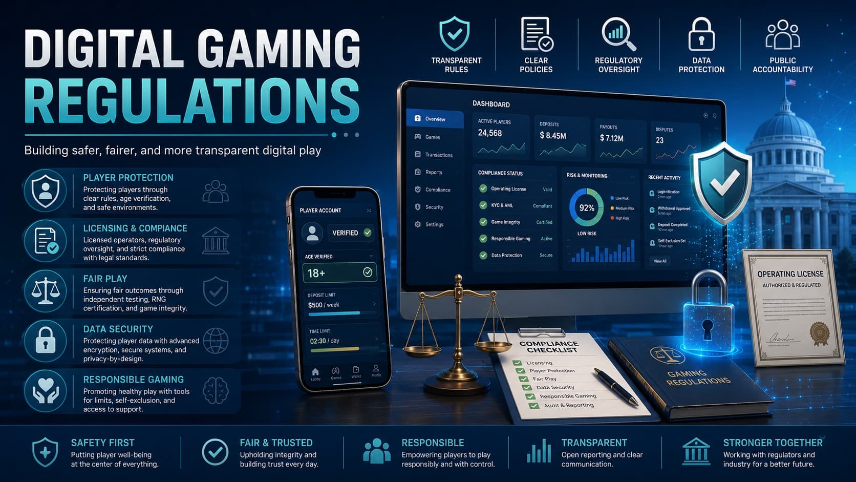 Digital Gaming Regulations and Responsible Gaming Initiatives in Online Casinos