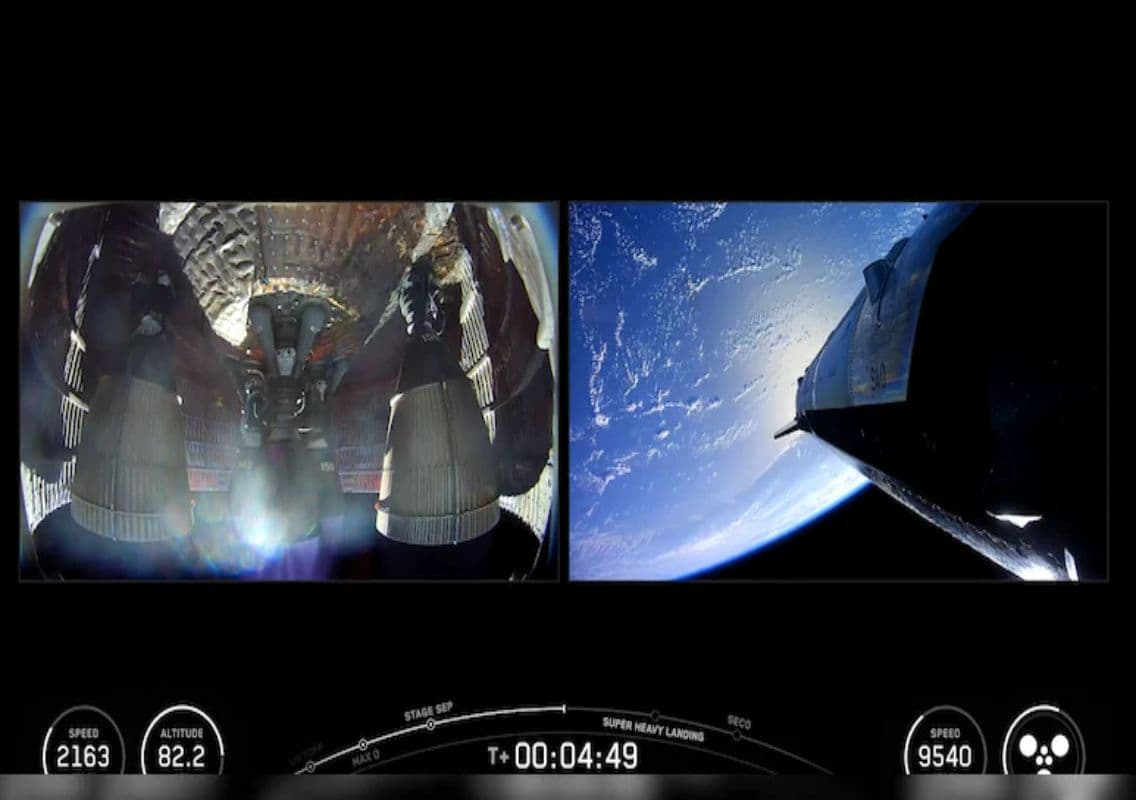 SpaceX Starship test flight successful splashdown