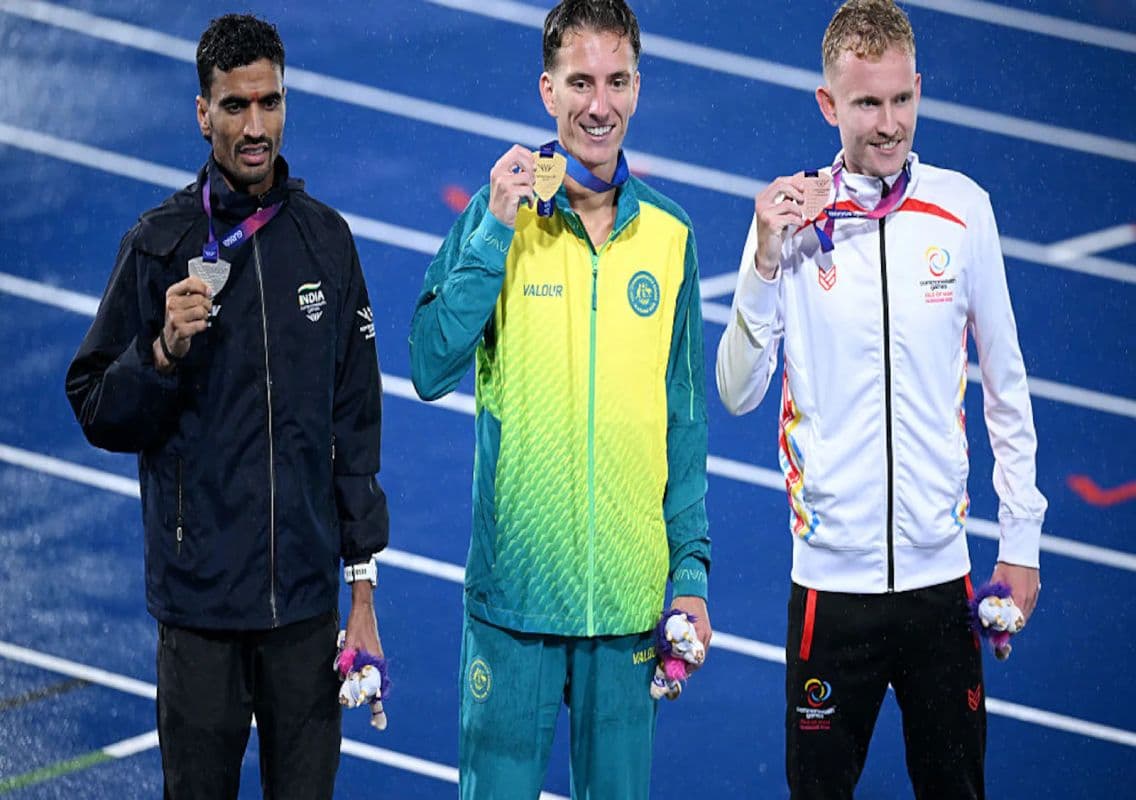 Gulveer Singh wins historic CWG 10,000m silver