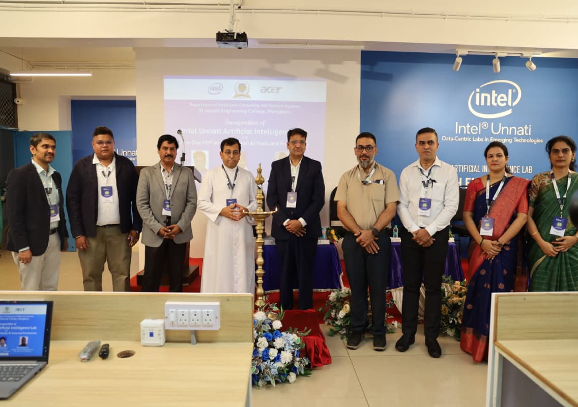 SJEC Inaugurates Intel Unnati AI Lab, Begins Five-Day Faculty Development Programme