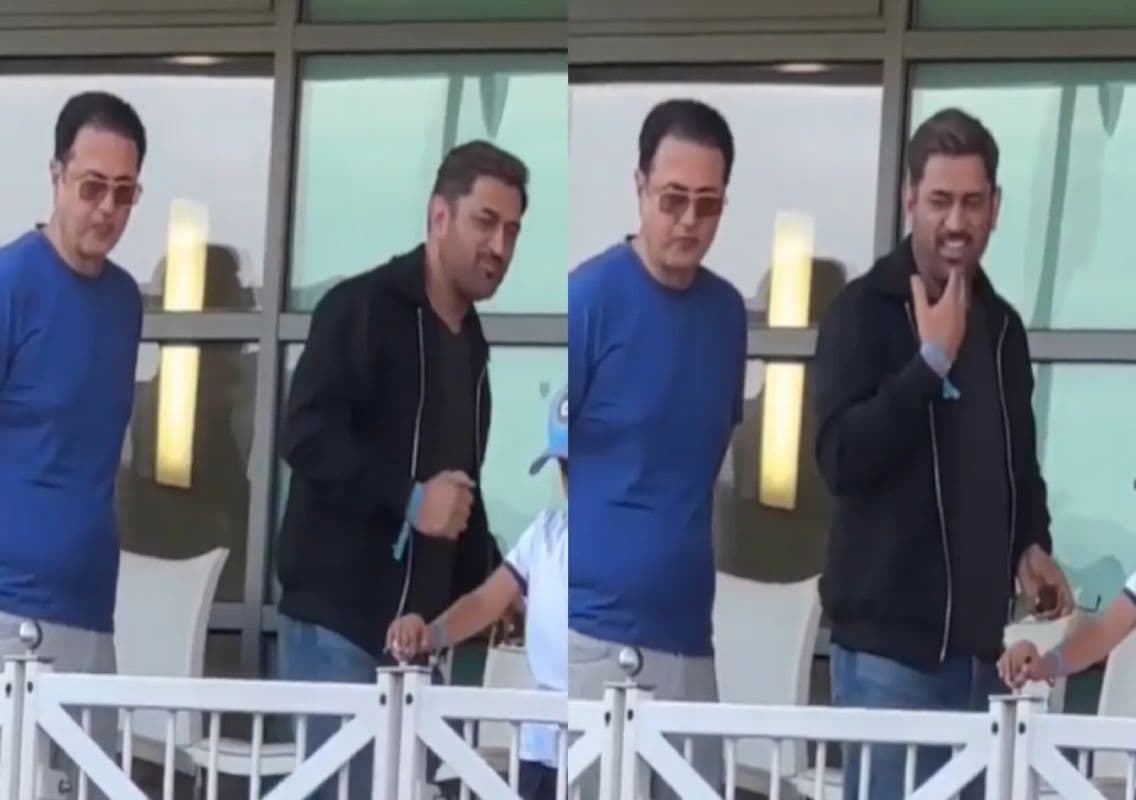 MS Dhoni’s ‘I am old’ gesture goes viral at T20I