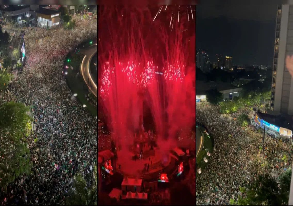 Mexico fans celebrate historic World Cup Round of 16 entry