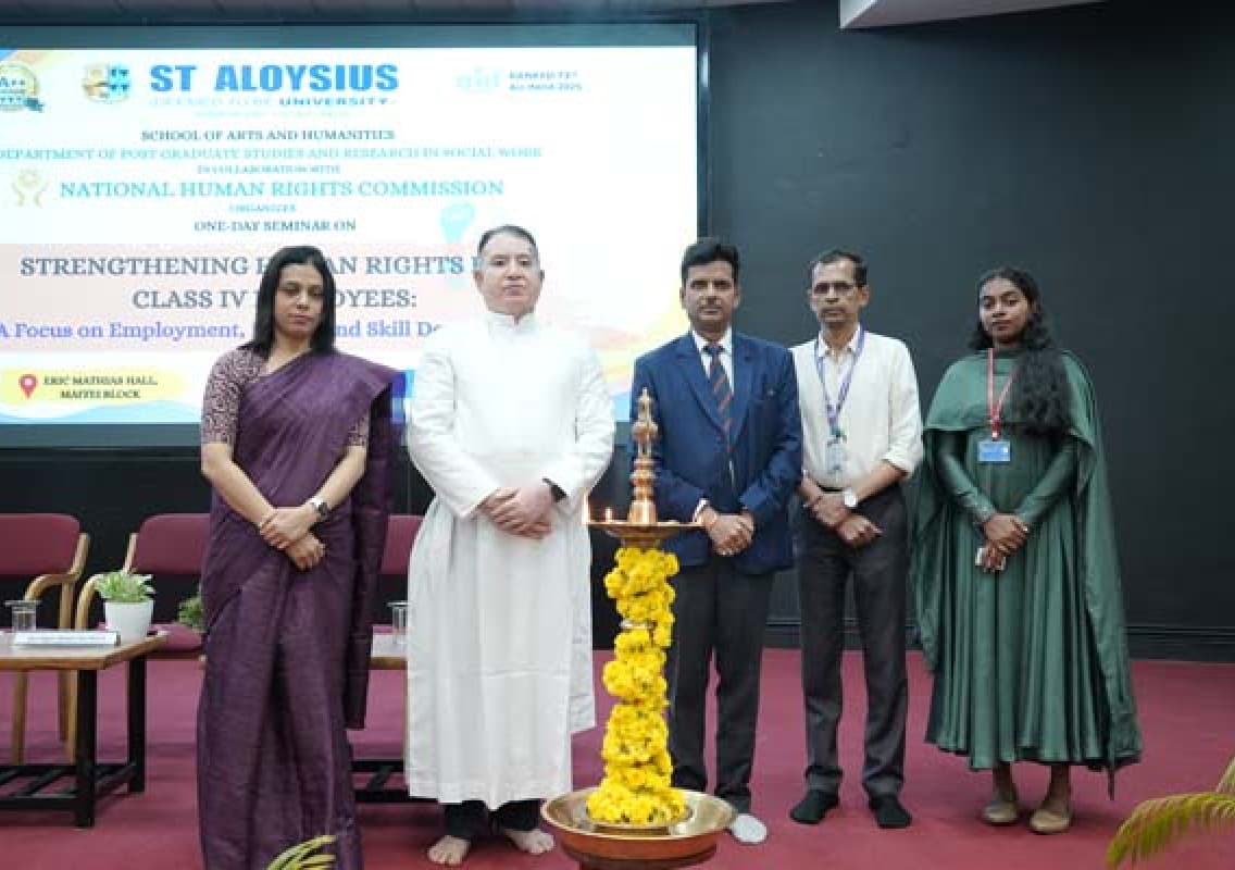 St Aloysius University Organises Human Rights Seminar for Support Staff
