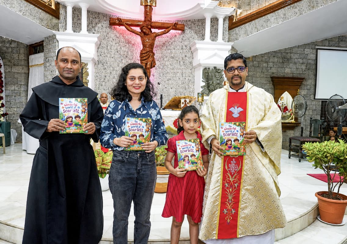 Eight-Year-Old Mangaluru Girl Launches Debut Book at Infant Jesus Shrine