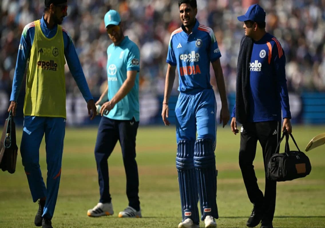 Shubman Gill retires hurt in 1st ODI vs England
