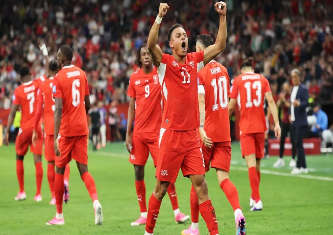 Switzerland beat Algeria 2-0 to reach World Cup last 16