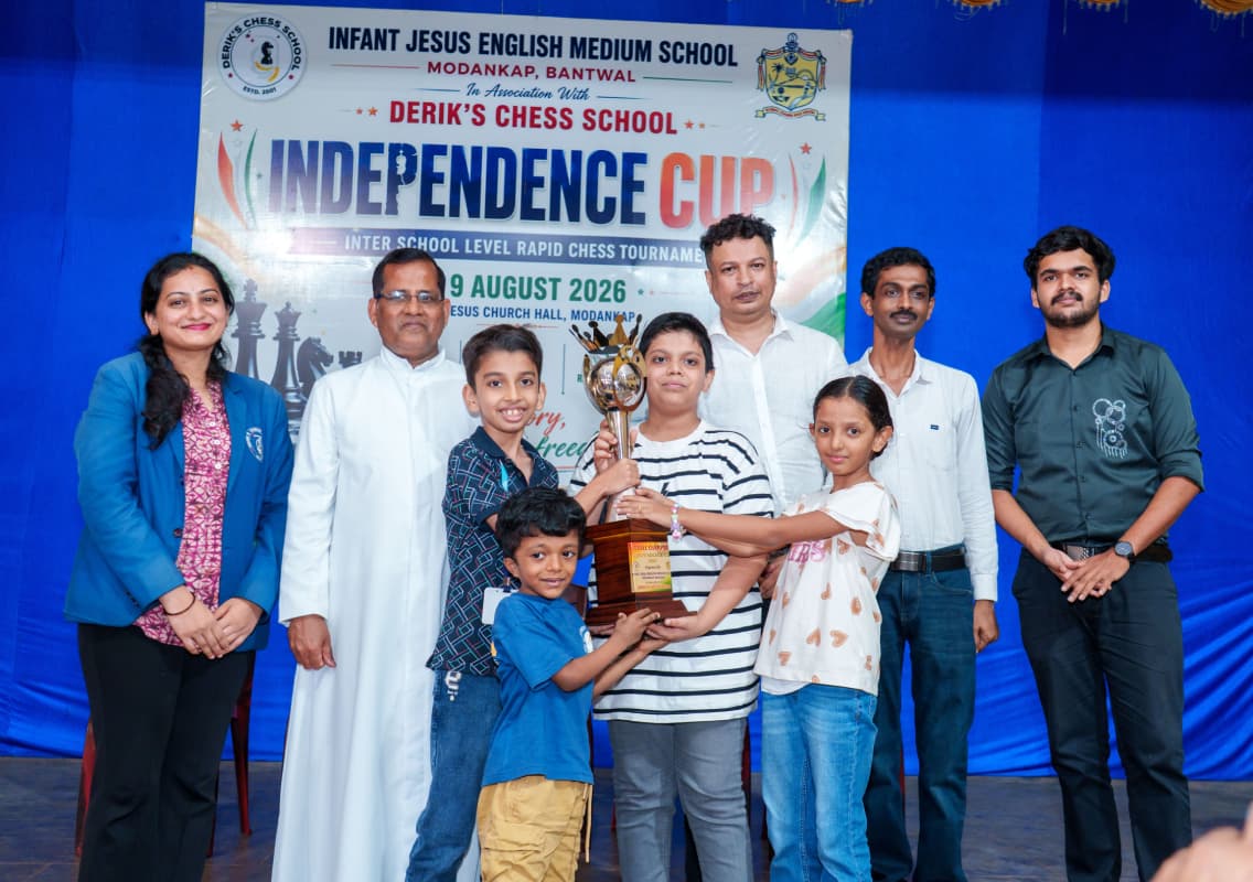 Infant Jesus School hosts inter-school rapid chess tournament with over 200 participants