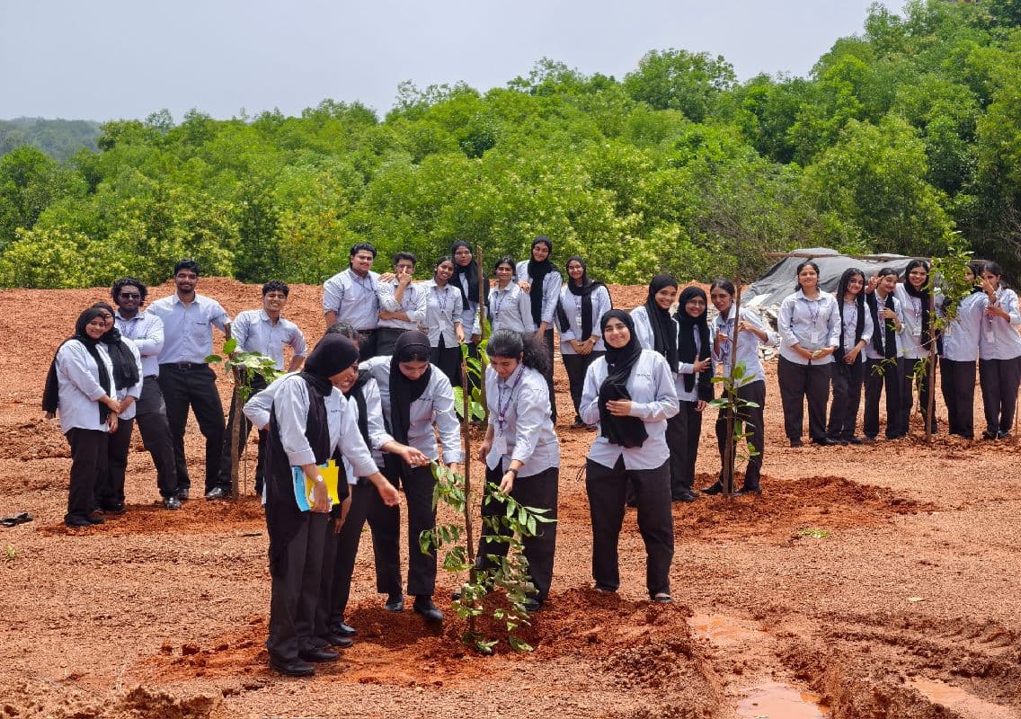 Yenepoya holds plantation drive under Varsha Mangal Mahotsav