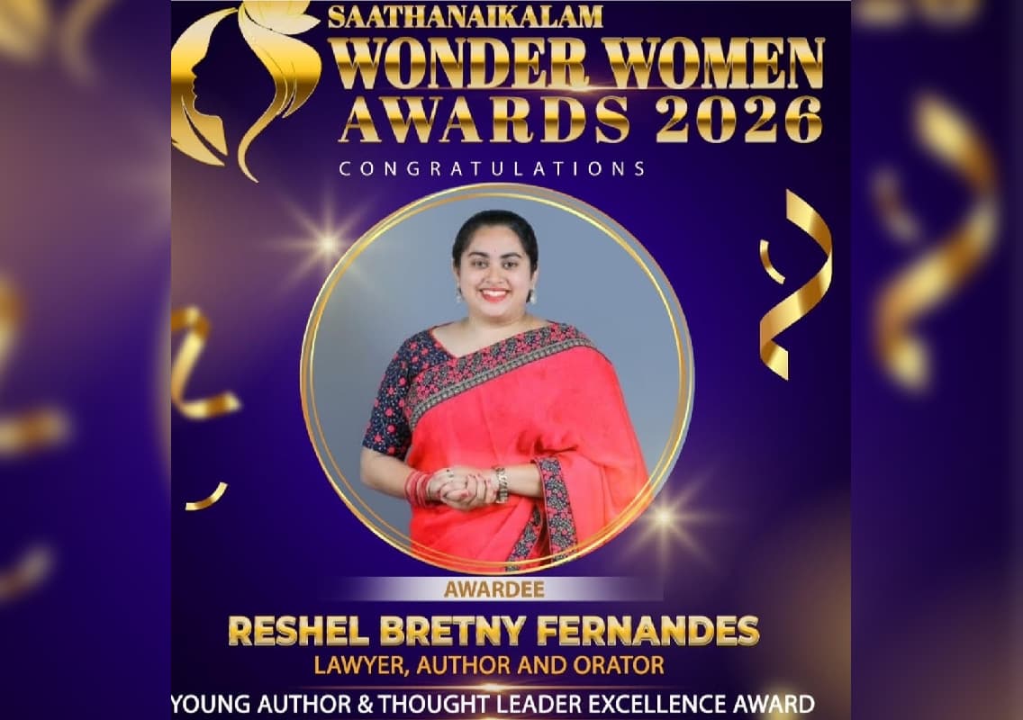 Reshel Bretny Fernandes to be honoured for literary and youth leadership achievements