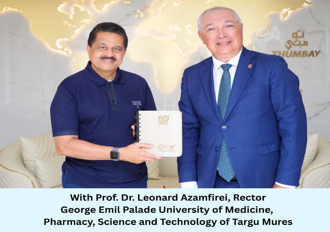 Thumbay Group, UMFST launch international residency pathway in Romania