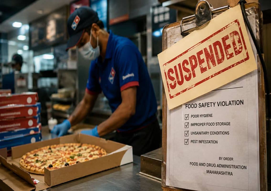 Maharashtra FDA suspends 4 Domino’s outlet licences