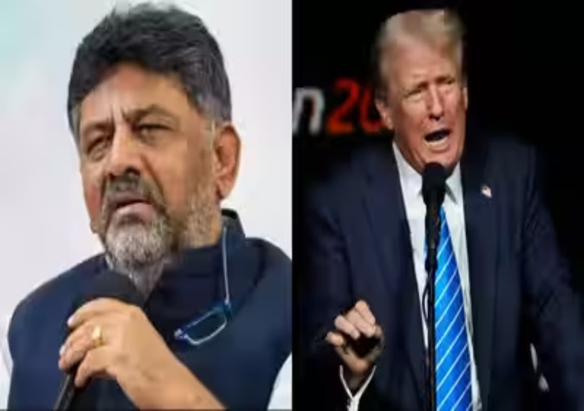 DK Shivakumar says Trump is copying Karnataka guarantees