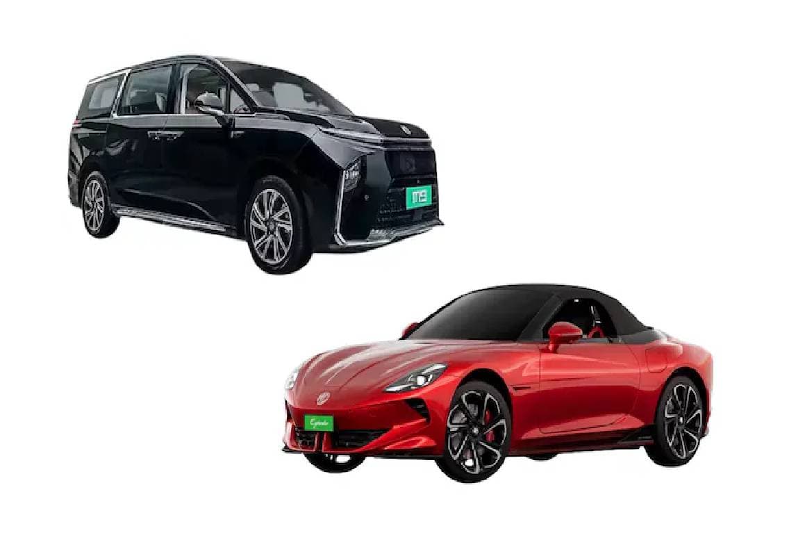 MG Cyberster, M9 BaaS price and ₹8 per km battery rental