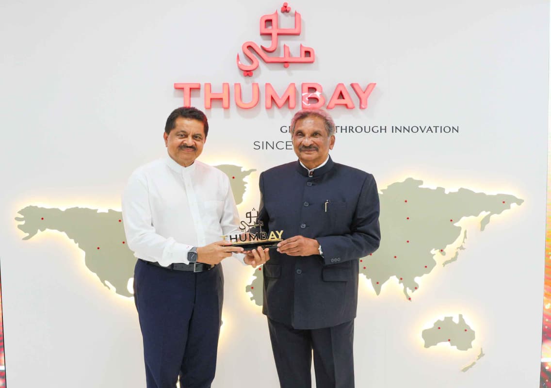 K.J. George visits Thumbay Medicity in UAE, praises Gulf Medical University