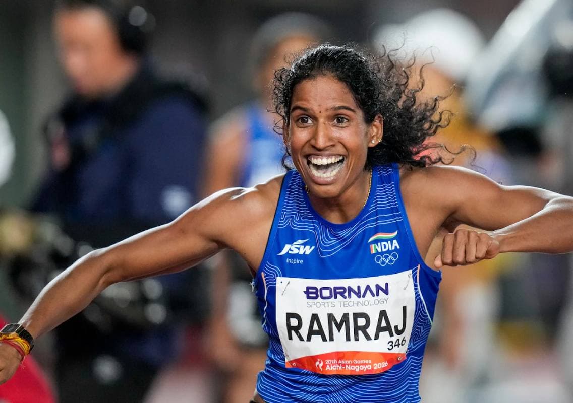 Vithya Ramraj breaks PT Usha record at Asian Games