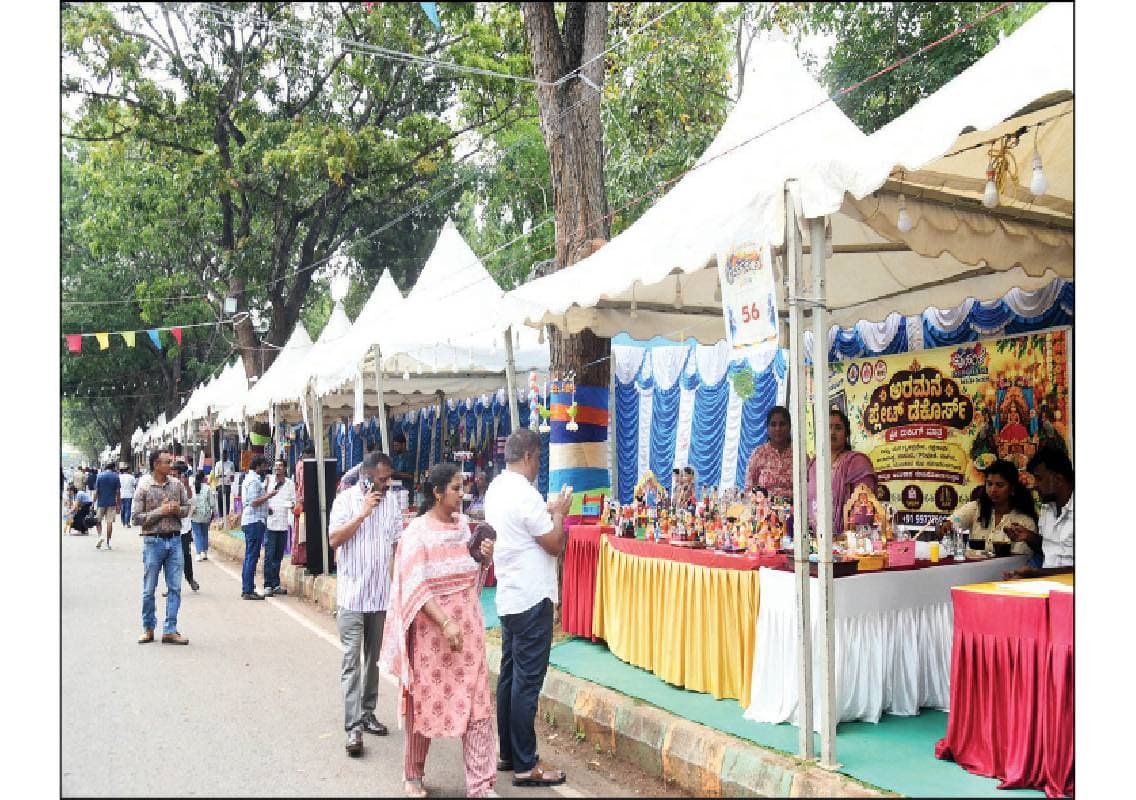 Mysuru Dasara ChitraSanthe turns Manasagangothri into art gallery