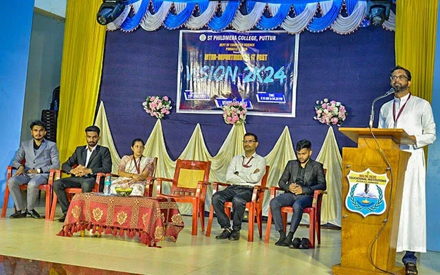 St Philomena College Holds Intra-Departmental IT Fest ‘Vision-2024’ - News Karnataka