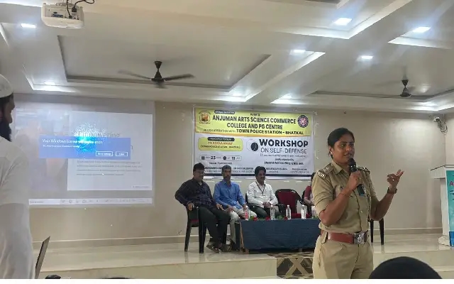 Anjuman Degree College Hosts Self-Defense Workshop for Women Empowerment - News Karnataka
