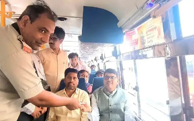 Judge Takes Bus to Inaugurate New Route for Villagers - News Karnataka