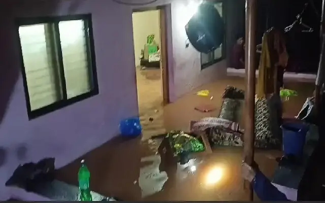Elderly Woman Rescued from Flooded Home by Kadri Fire Services - News Karnataka