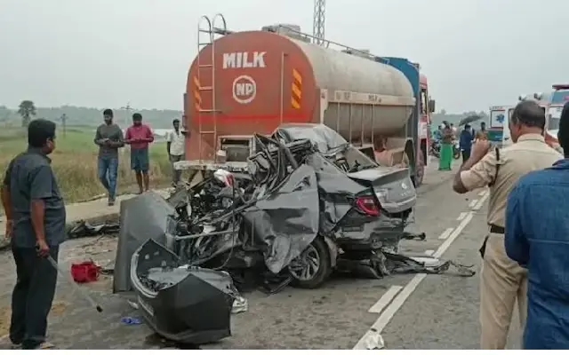 Fatal Accident in Amruthahalli: Man Killed by Private Water Tanker - News Karnataka