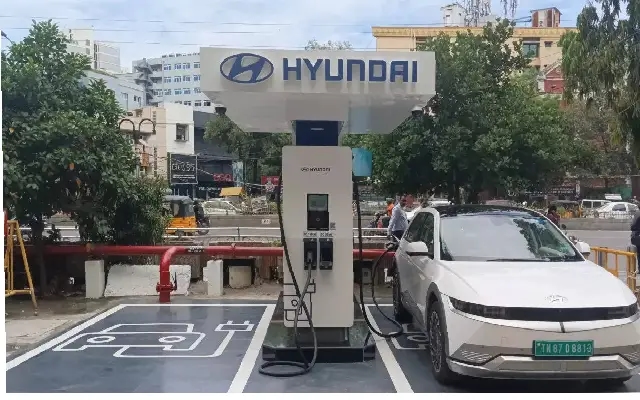 Hyundai Sets Up First 180 kW DC Fast EV Charging Station in Chennai - News Karnataka