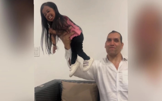 Video: The Great Khali Lifts World's Shortest Woman, Internet Reacts - News Karnataka
