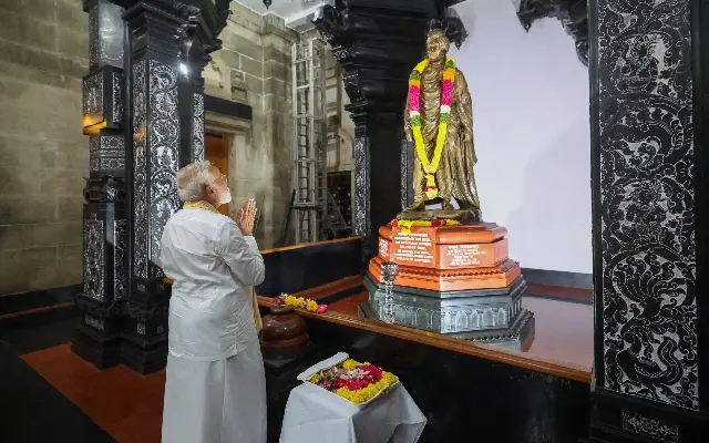 Narendra Modi Begins 45-Hour Meditation at Vivekananda Rock Memorial - News Karnataka