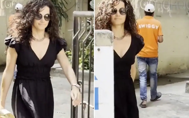 Swiggy Responds to Viral Clip of Delivery Executive Ignoring Taapsee Pannu - News Karnataka