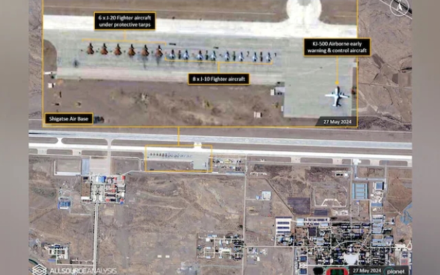 China Stations Six J-20 Stealth Fighters 150 Km from Sikkim Border - News Karnataka