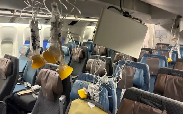 Terrifying Turbulence Plunges Singapore Airlines Flight into Chaos - News Karnataka