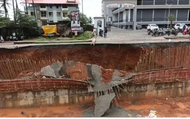 Concerns Arise Over Water Erosion at Santhekatte Underpass Site - News Karnataka