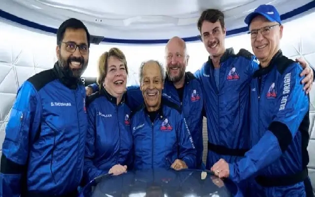 Indian Space Tourist Makes History with Blue Origin's NS-25 Mission - News Karnataka
