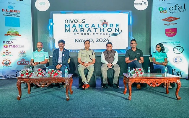 Niveus Mangalore Marathon 2024 Kickstarts with a Grand Launch - News Karnataka