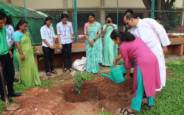 St Aloysius PU College Celebrates World Environment Day - News Karnataka