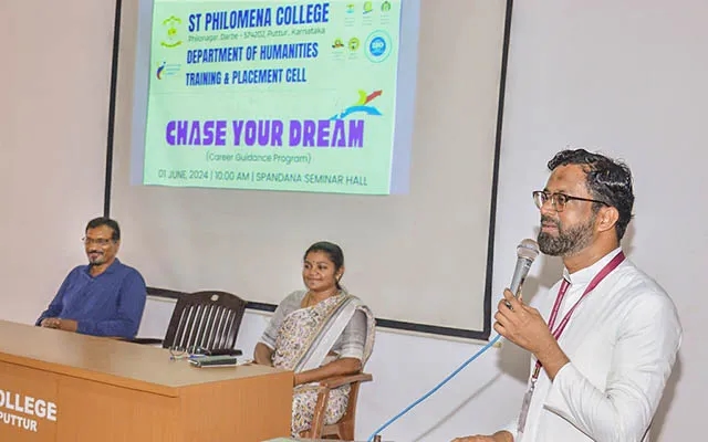 St Philomena College Organises ‘Chase Your Dream’ Workshop - News Karnataka