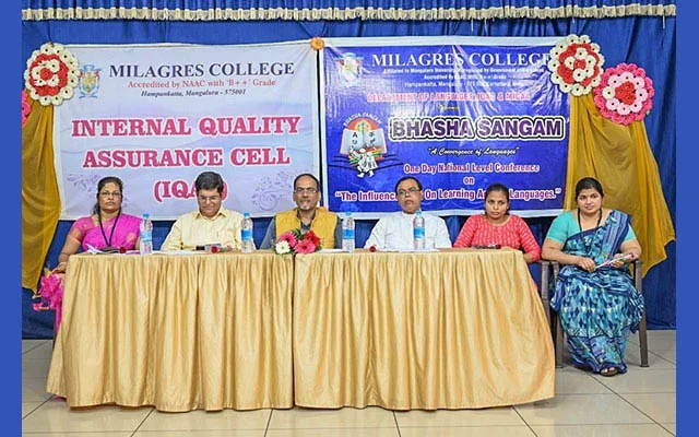 National Level Conference Bhasha Sangam 2024 Organized by Milagres College - News Karnataka