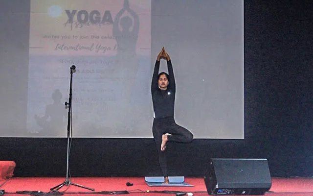 St Aloysius Pre-University College Commemorates International Yoga Day - News Karnataka