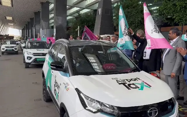 Bangalore Airport Launches Electric Taxis for Passengers - News Karnataka