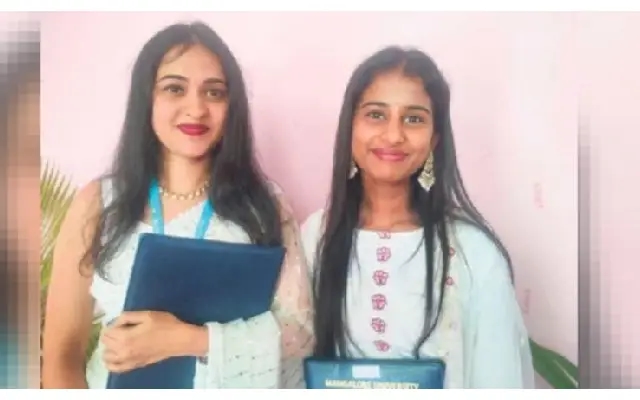 Childhood Friends Secure Top Ranks in MU Postgraduate Section - News Karnataka