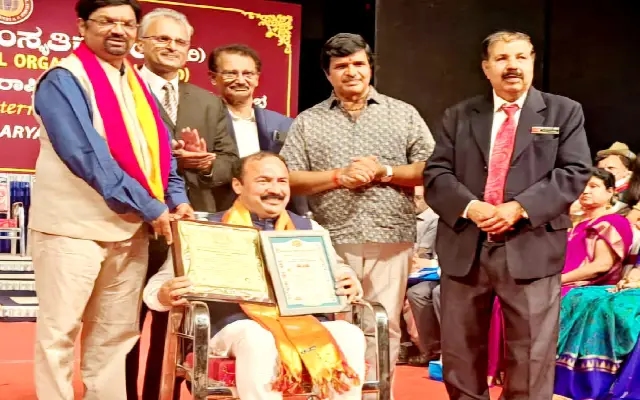 Honored with the Aryabhata International Award in Social & Cultural Service - News Karnataka