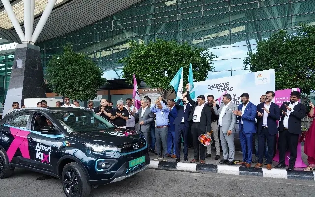 KIAL Bengaluru Introduces Electric Airport Taxis on World Environment Day - News Karnataka